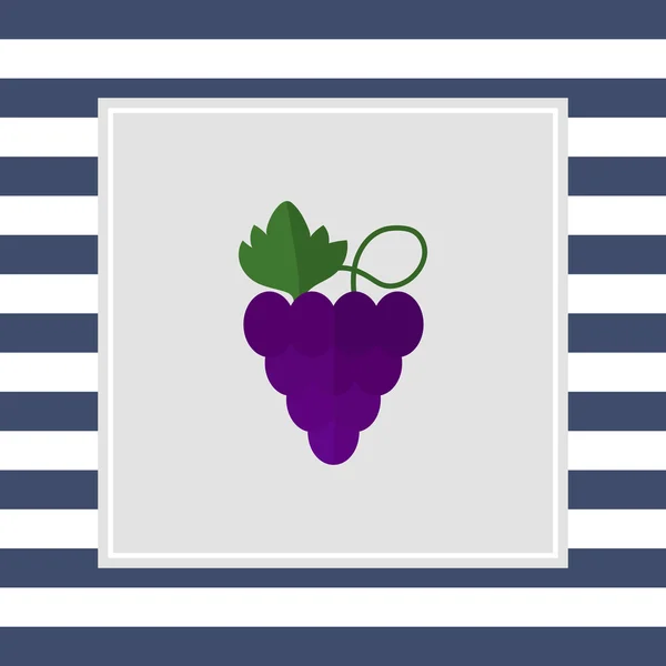 Ícone de uva —  Vetores de Stock