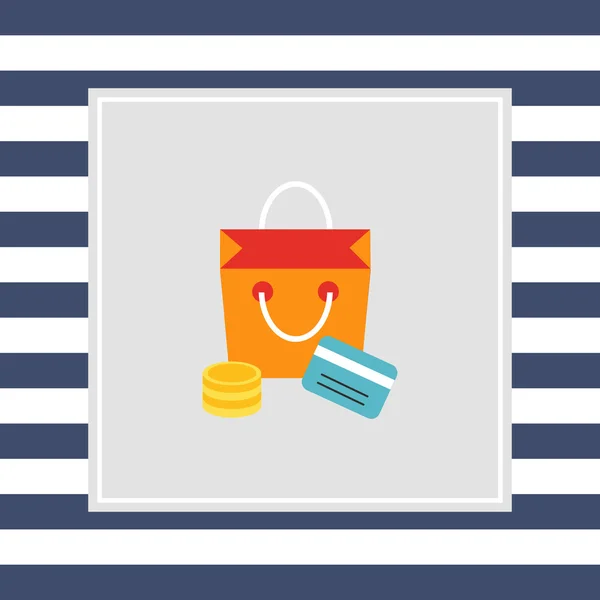 Icono de compras — Vector de stock