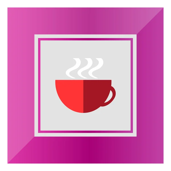 Icono de descanso café — Vector de stock