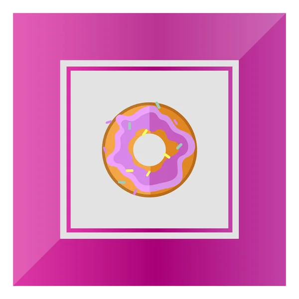 Donut. — Vetor de Stock