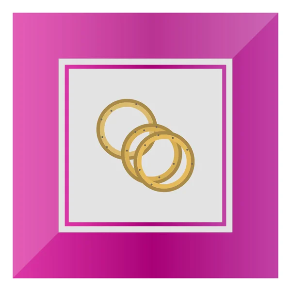 Луковые кольца — стоковый вектор
