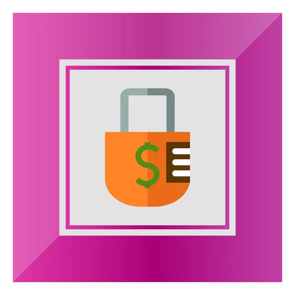 Seguridad financiera — Vector de stock