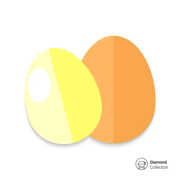 Eieren pictogram — Stockvector