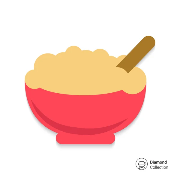 Pictograma Porridge — Vector de stoc