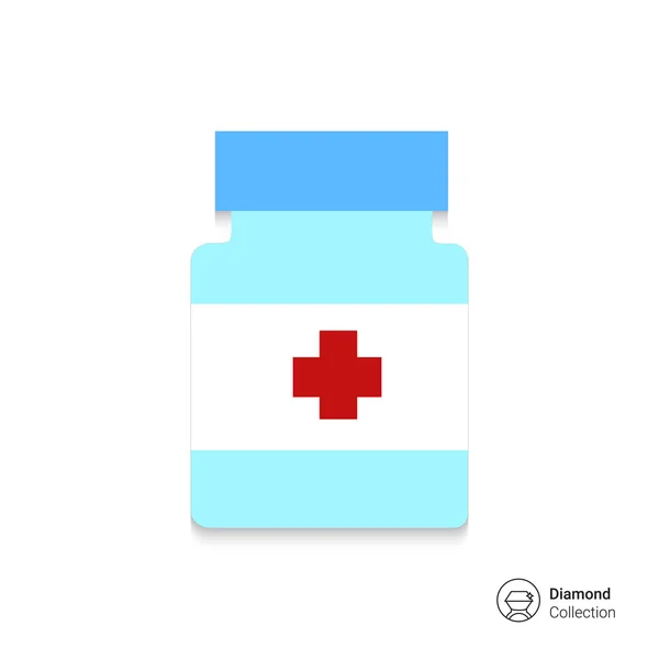 Pill bottle — Stock Vector