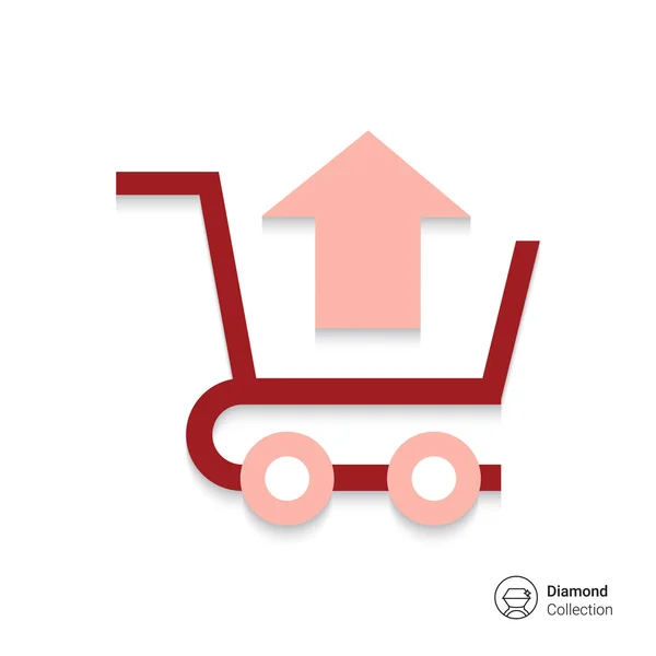 Remove from cart icon — Stock Vector