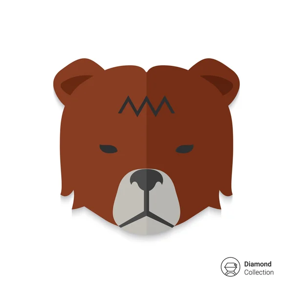 Beurstrend Bear — Stockvector