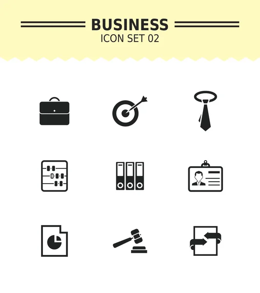 Iconos de concepto empresarial — Archivo Imágenes Vectoriales