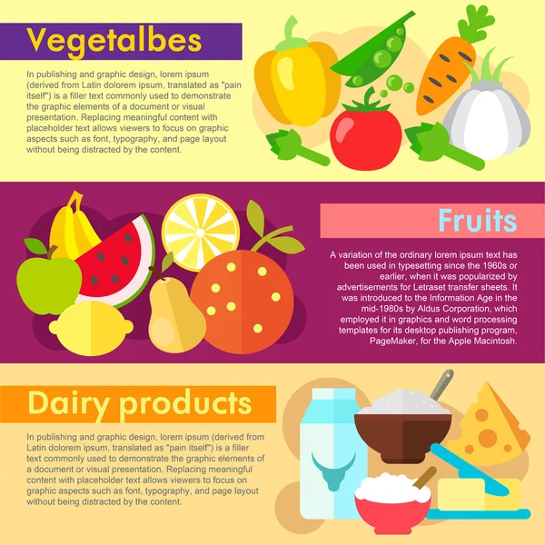 Elementos nutricionales Ilustración de stock