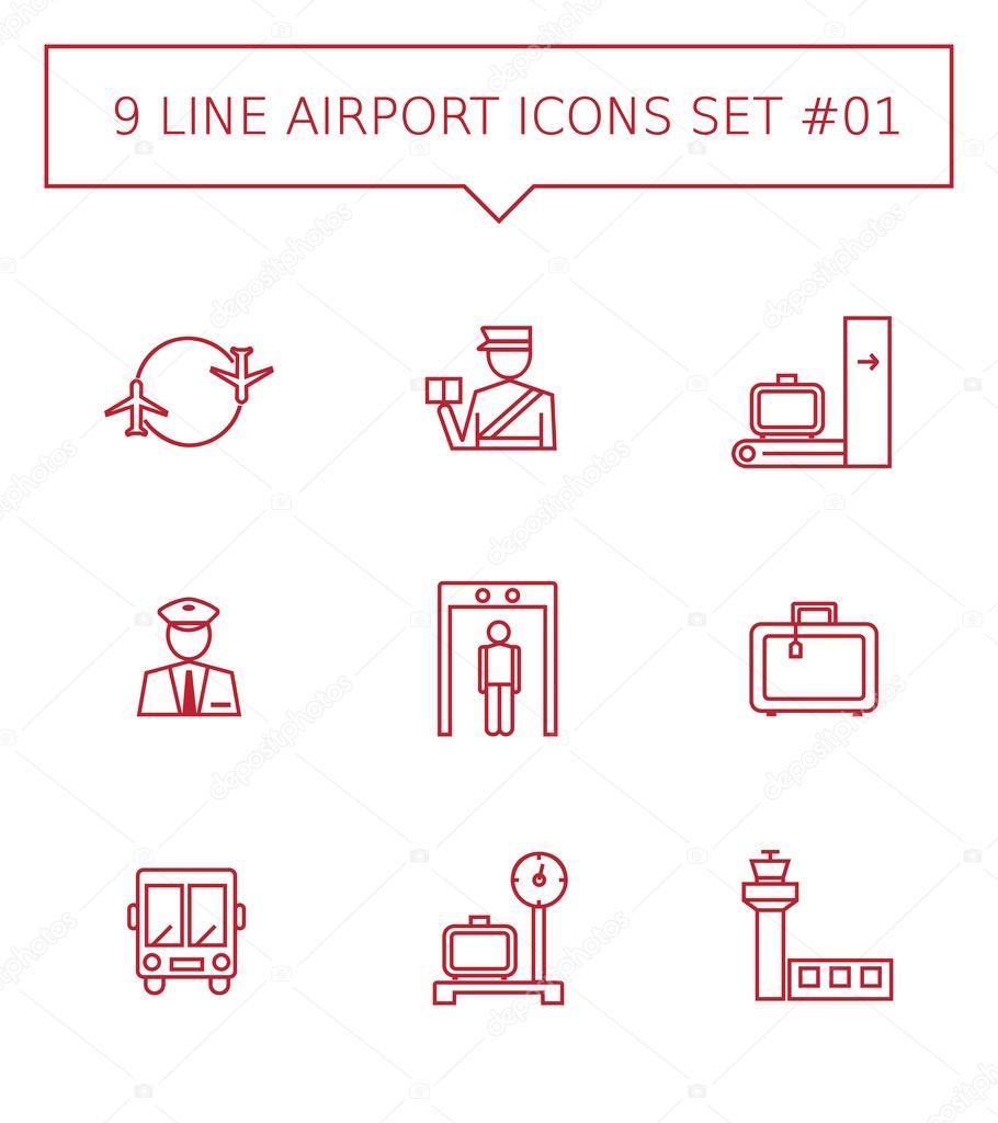 Airport icons