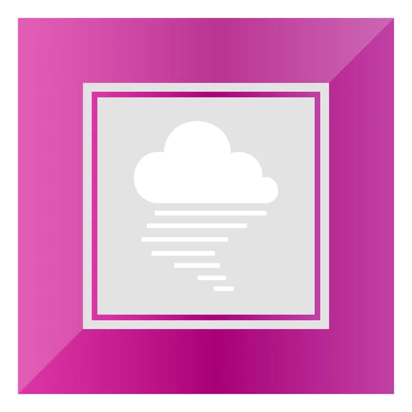 Cloudy with fog — Stock Vector