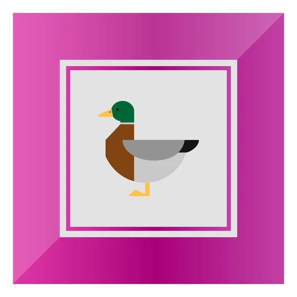 Duck icon — Stock Vector