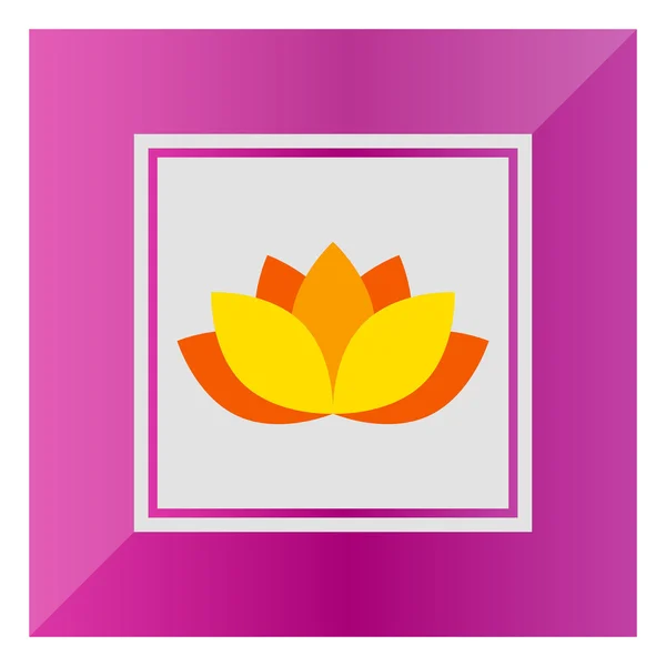 Lotus εικονίδιο — Διανυσματικό Αρχείο