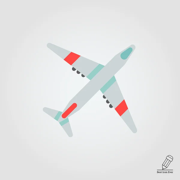 Icône d'avion — Image vectorielle