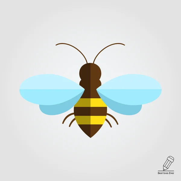 Бджола значок — стоковий вектор