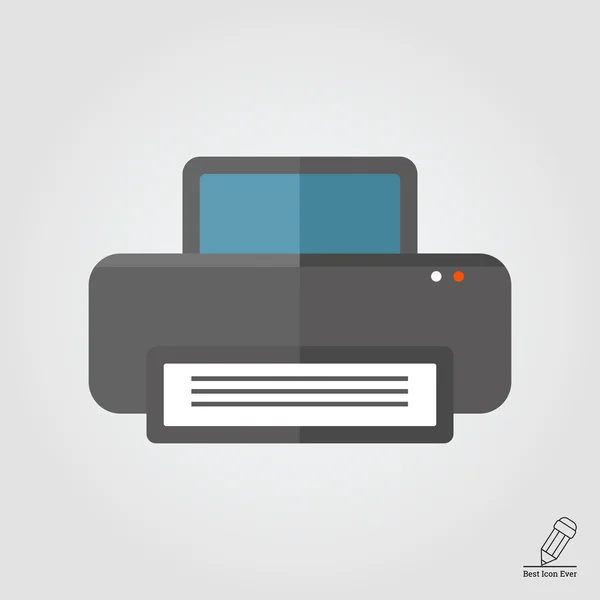 Impresora informática — Vector de stock