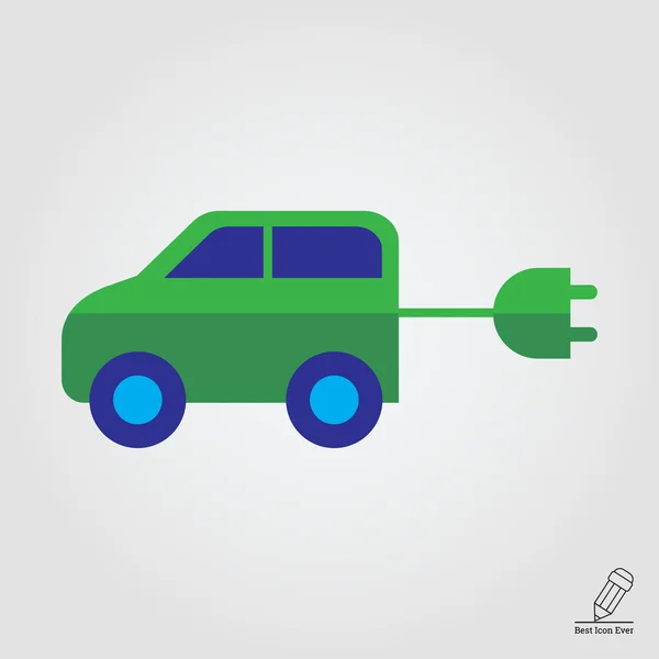 Electric car — Stock Vector