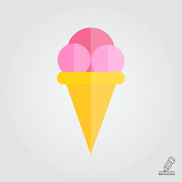 Ice cream icon — Stock Vector