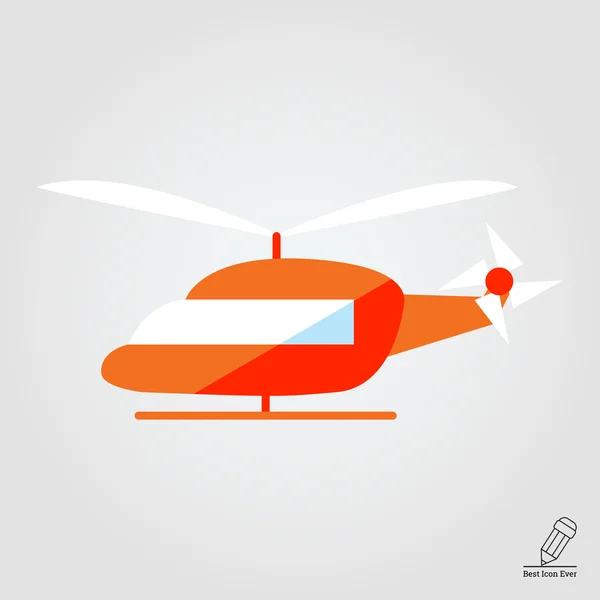 Icono del helicóptero — Archivo Imágenes Vectoriales
