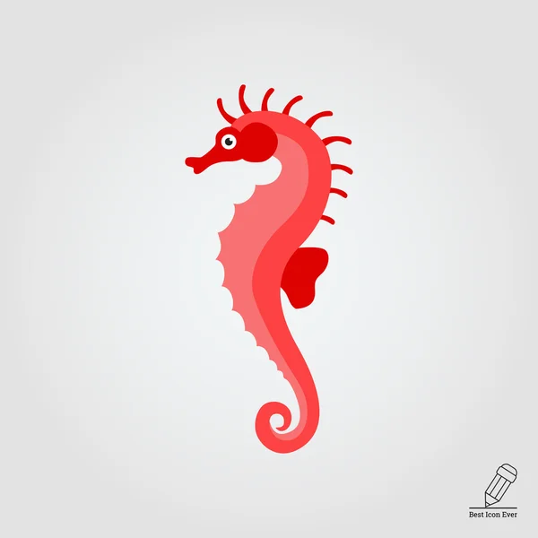 Seahorse pictogram — Stockvector