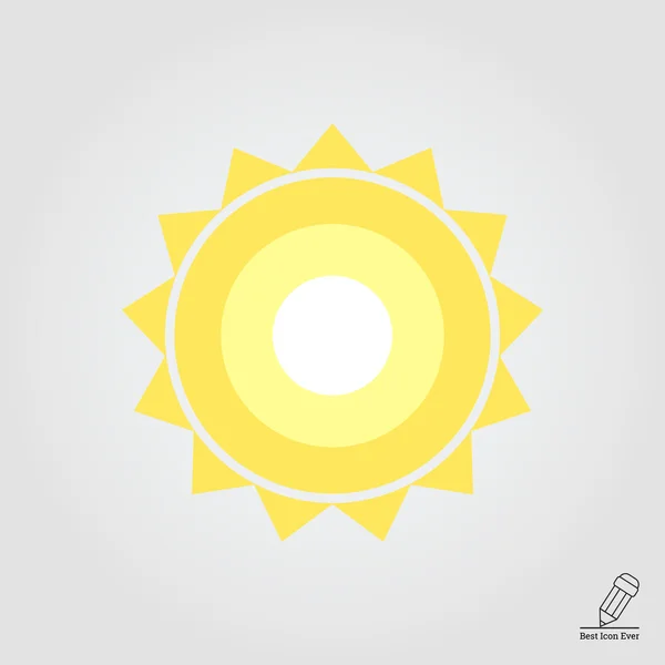 Clima soleado — Vector de stock