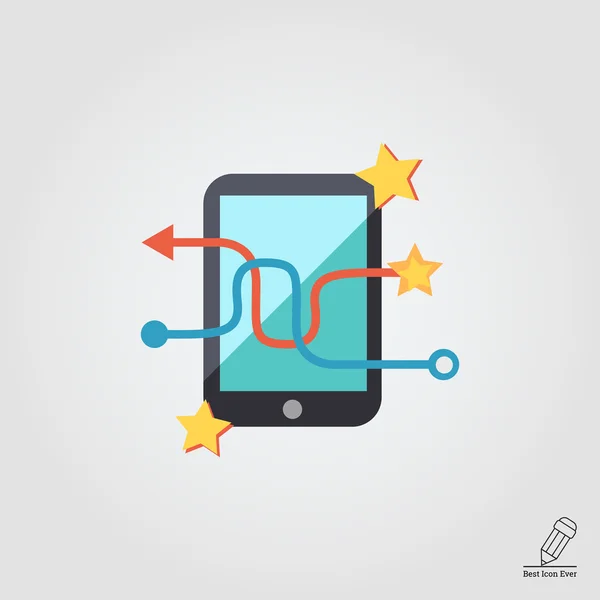 Telecommunicatie-pictogram — Stockvector