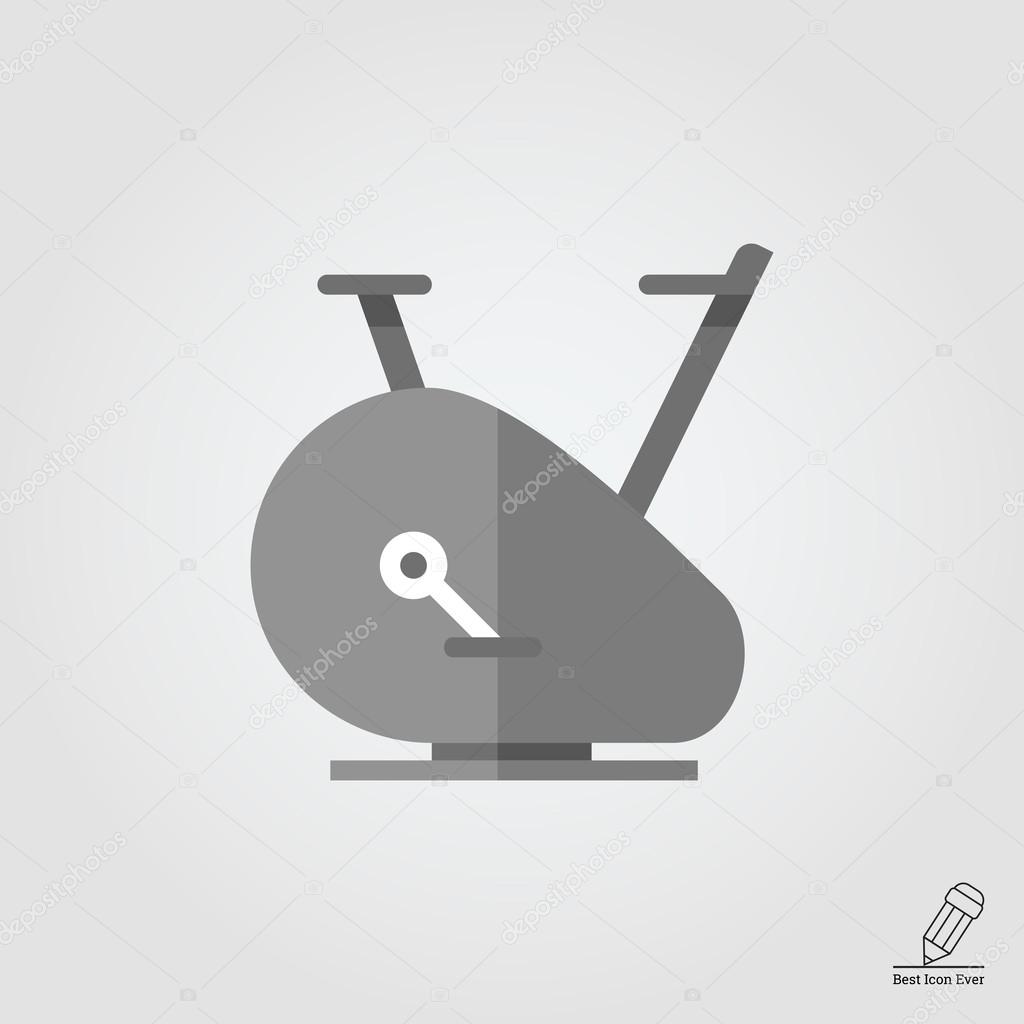 Exercise bike icon