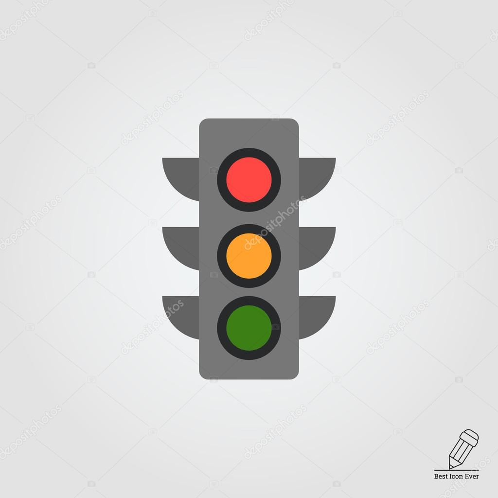 Traffic light icon