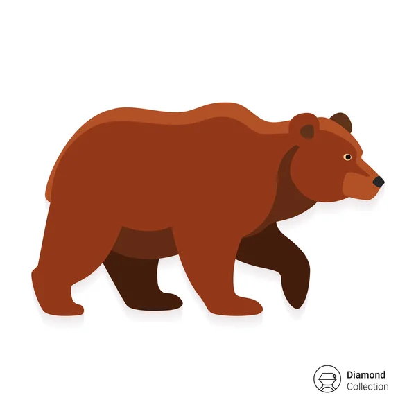 Icono del oso — Vector de stock