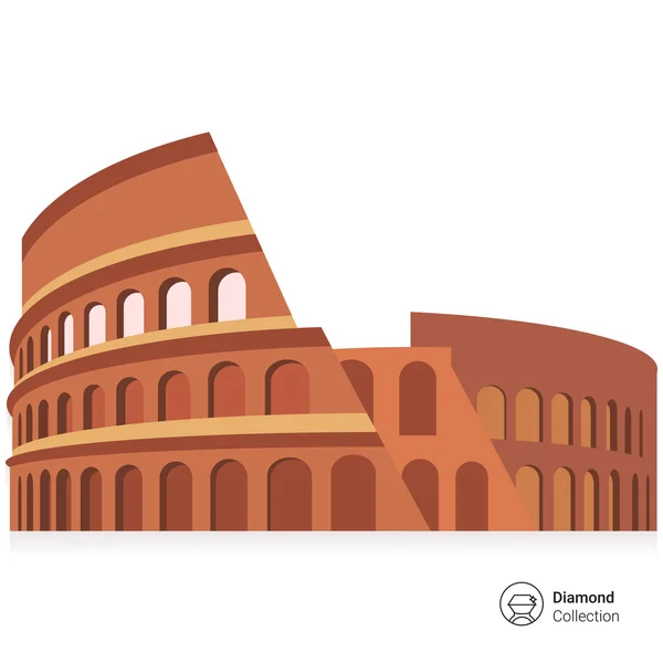 Icono del Coliseo — Archivo Imágenes Vectoriales