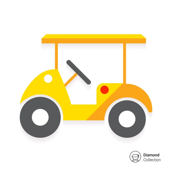 Golf car — Stock Vector