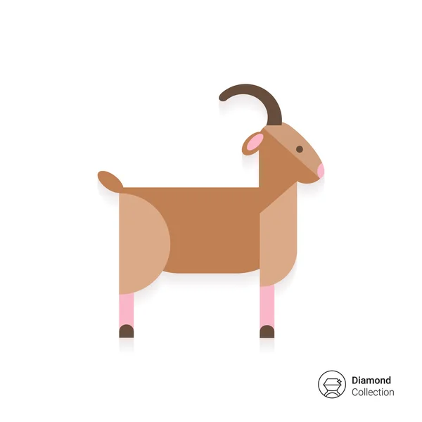 Goat icon — Stock Vector