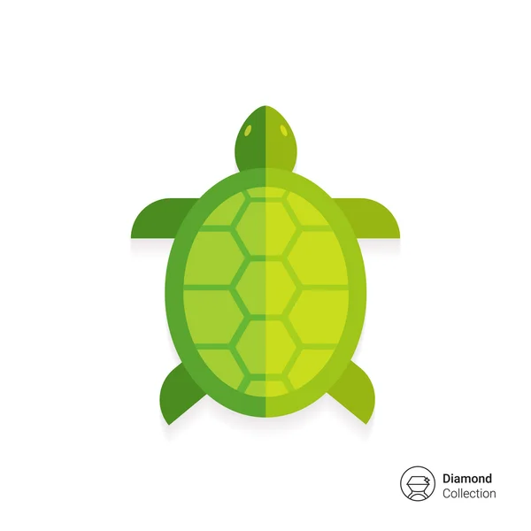 Icono de tortuga — Vector de stock