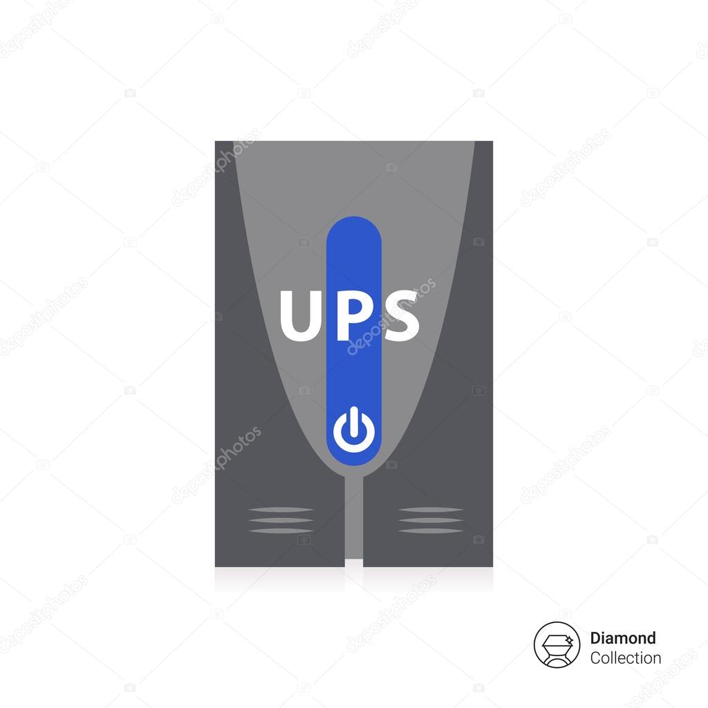 Icon of uninterruptible power supply