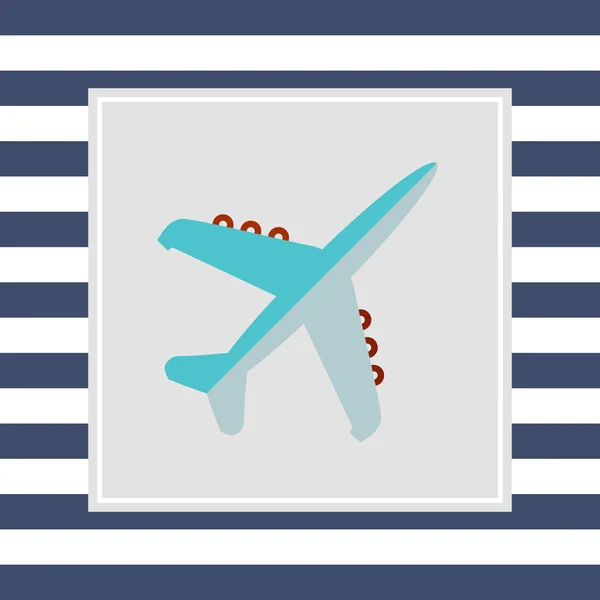 ไอคอนเครื่องบิน — ภาพเวกเตอร์สต็อก