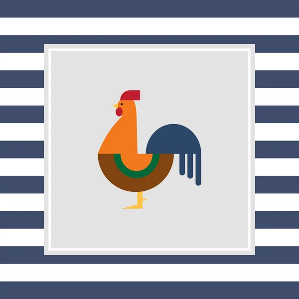 Icono de gallo — Vector de stock