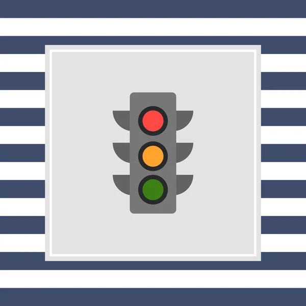 Ikon för trafikljus — Stock vektor