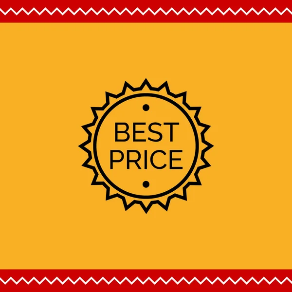 Miglior prezzo etichetta — Vettoriale Stock
