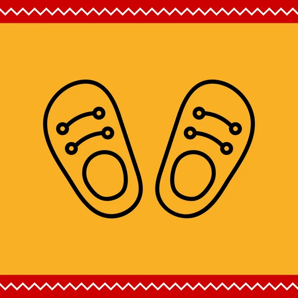 Kinderschoenen — Stockvector