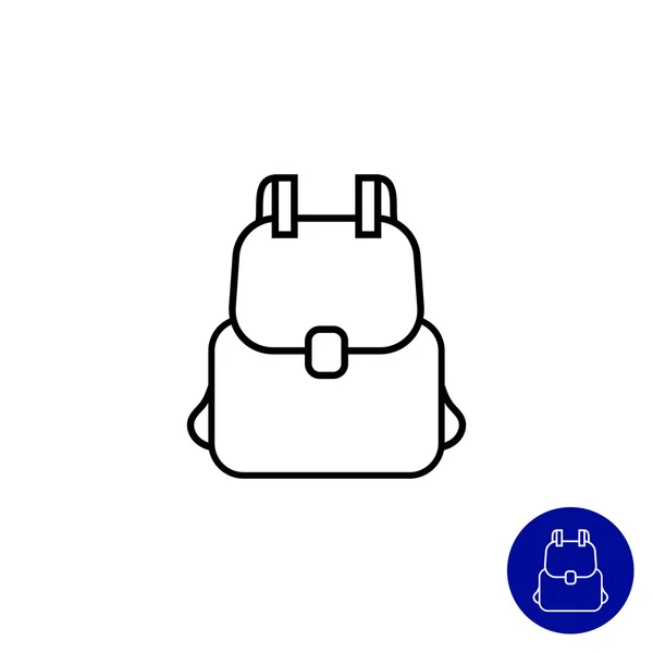 Icono de la mochila — Vector de stock