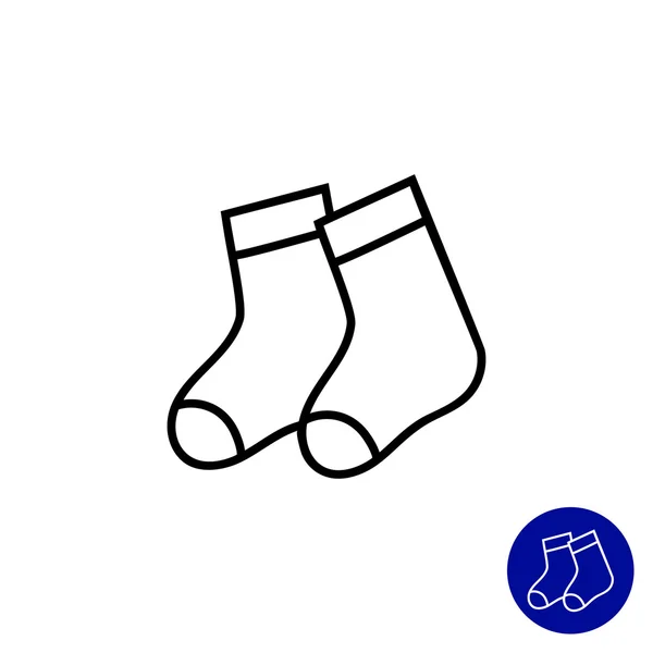 赤ちゃんの靴下 — ストックベクタ