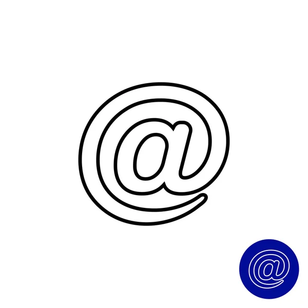 E-posta işareti — Stok Vektör