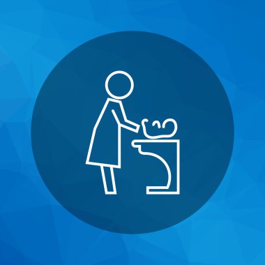 Altını değiştiriyorum.