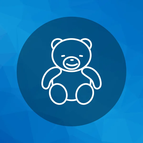 Teddy bear — Stockvector