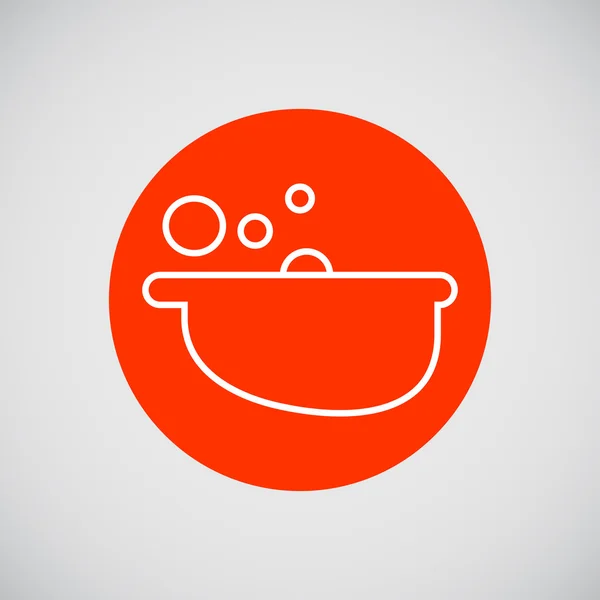 Bath tub icon — Stock Vector