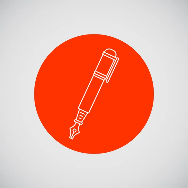 Inkt pen — Stockvector