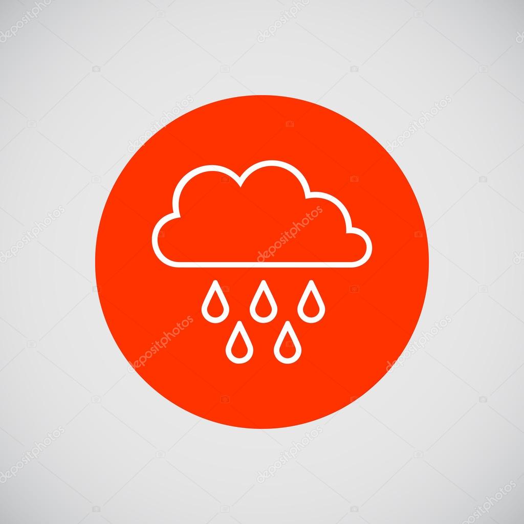 Heavy shower Stock Vector Image by ©RedineVector 81529486