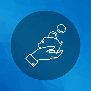 Domuz kumbarasıyla el ele