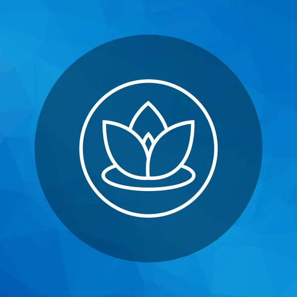 Lotus значок — стоковий вектор