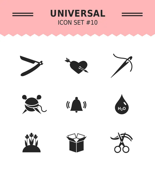 Conjunto de iconos universal 10 — Vector de stock